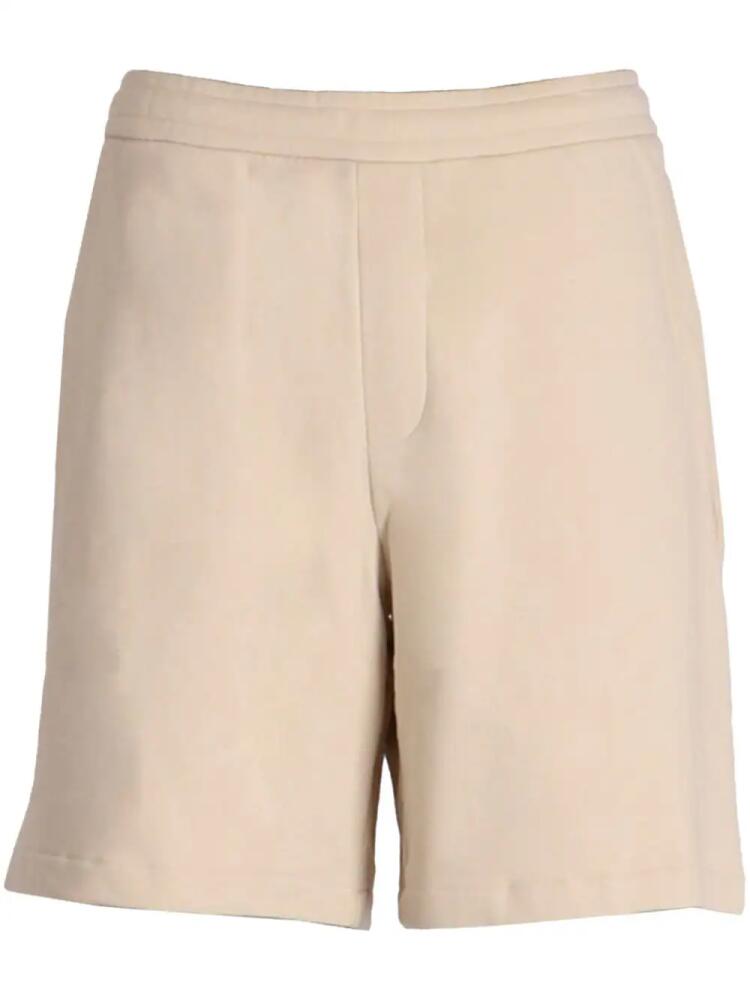 Armani Exchange elasticated-waist track shorts - Neutrals Cover