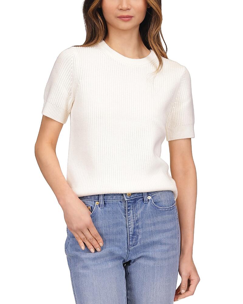 Michael Kors Short Sleeve Shaker Sweater Cover