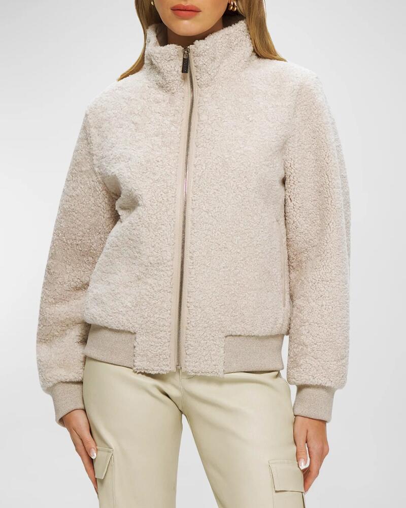 Gorski Shearling Lamb Bomber Jacket Cover