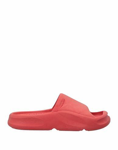 Heron Preston Woman Sandals Tomato red Rubber Cover