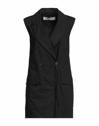 Shirtaporter Woman Blazer Black Cotton Cover