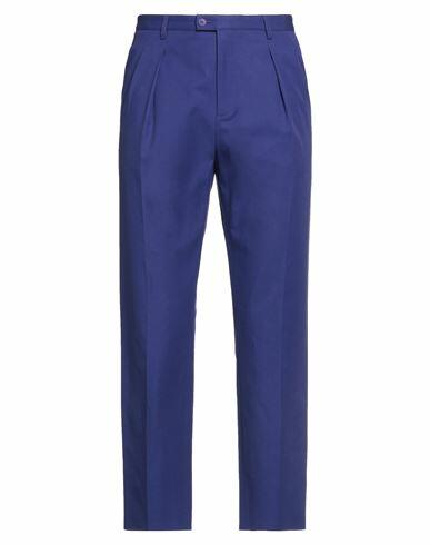 Saint Laurent Man Pants Purple Cotton Cover