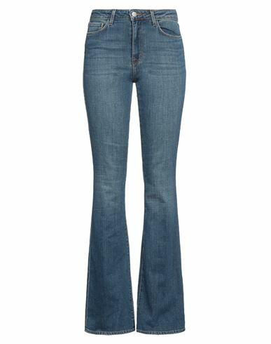 L'agence Woman Jeans Blue Cotton, Polyester, Elastane Cover