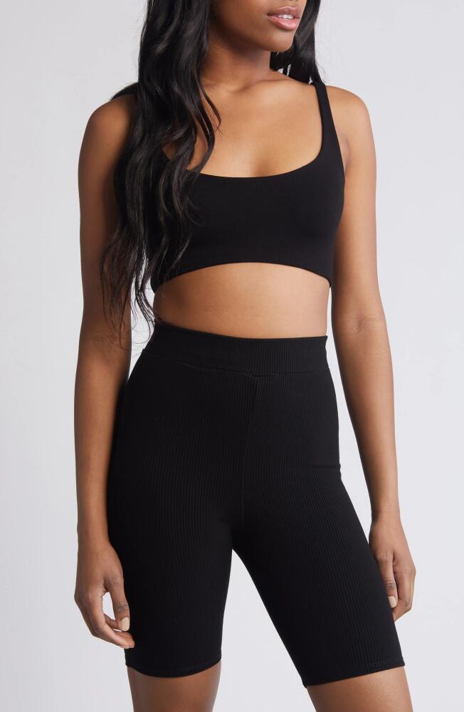 Naked Wardrobe Bae-sic Crop Tank Top in Black Cover