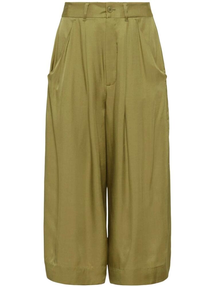 Equipment cropped darted trousers - Green Cover