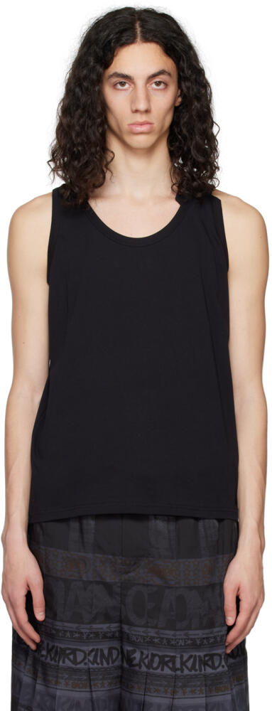 Marina Yee Black Deconstructed Tank Top Cover