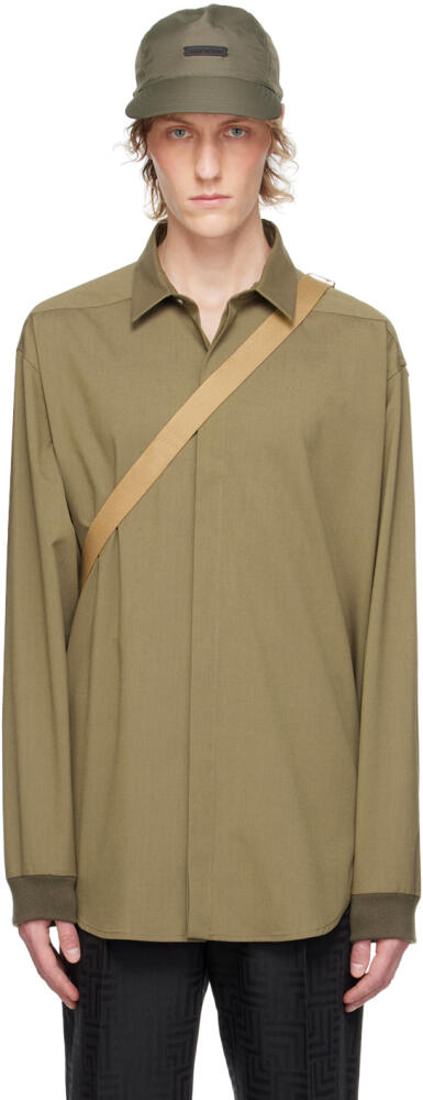 Fear of God Khaki Button Shirt Cover