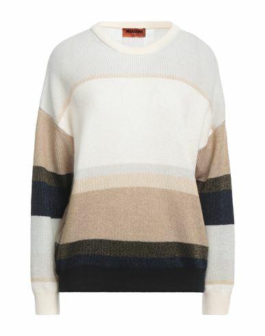 Missoni Woman Sweater Cream Cashmere, Polyester Cover