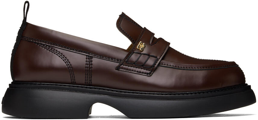 GANNI Brown Everyday Loafers Cover