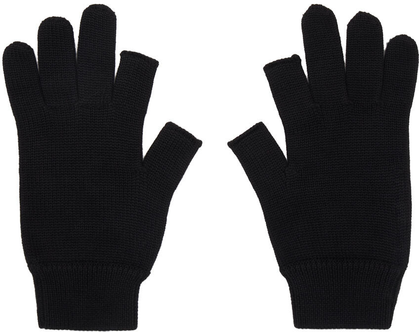 Rick Owens Black Porterville Touchscreen Gloves Cover