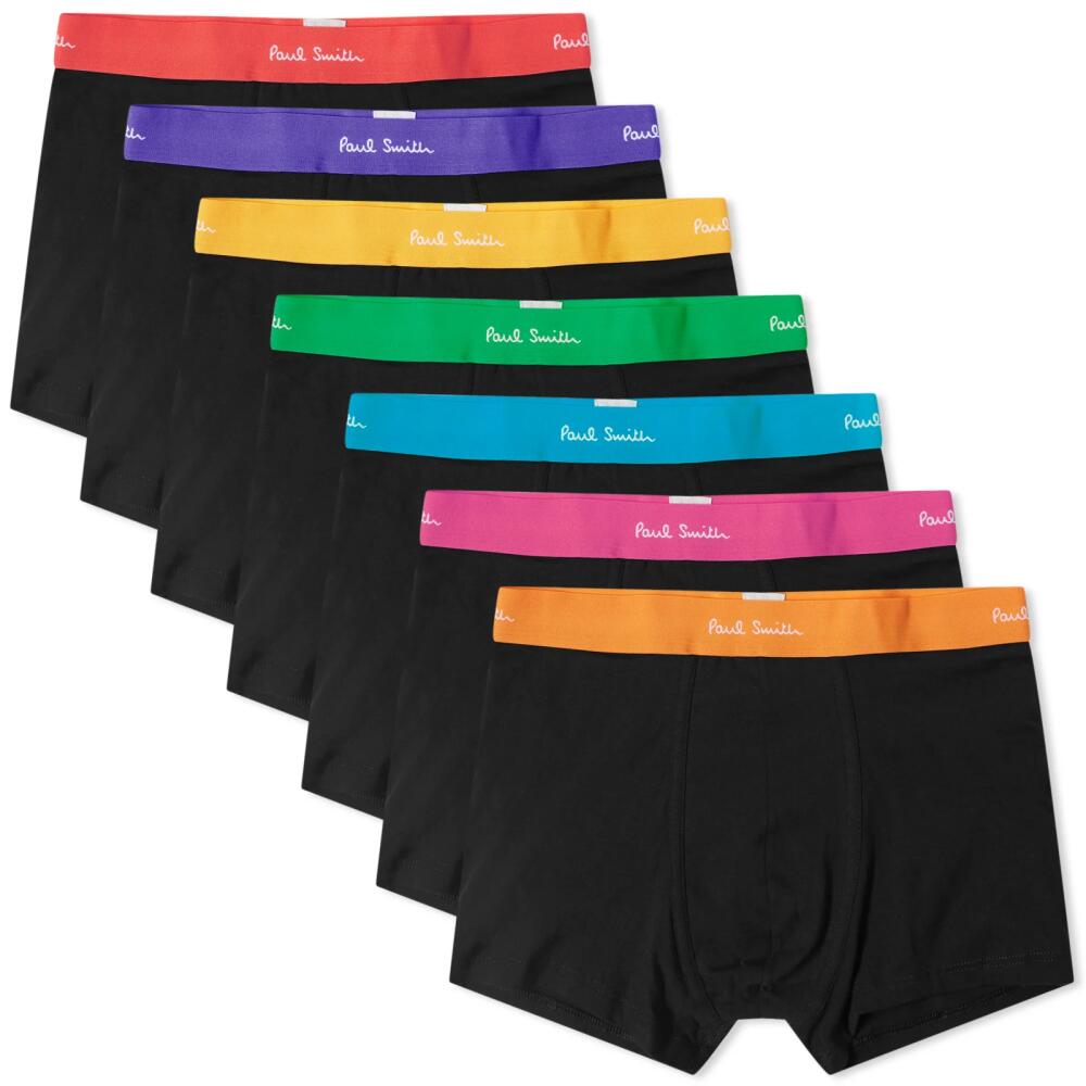 Paul Smith Men's Trunk - 7-Pack in Black Cover