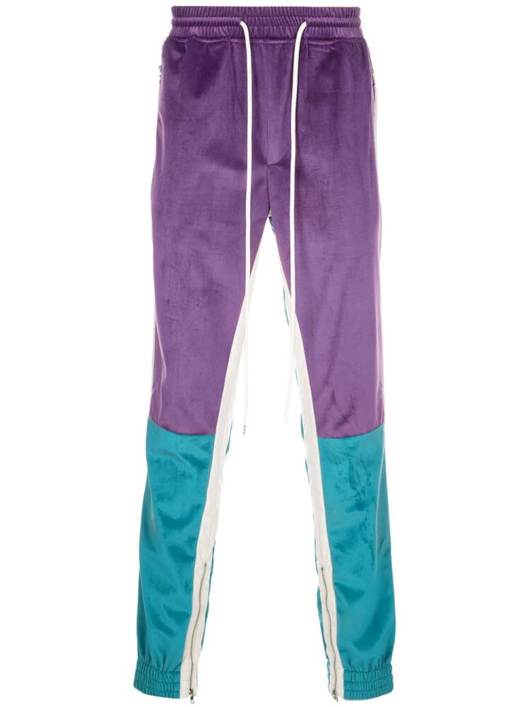 God's Masterful Children velvet retro trousers - Purple Cover