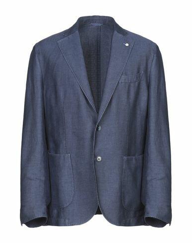 L. b.m. 1911 Man Blazer Blue Flax, Cotton Cover