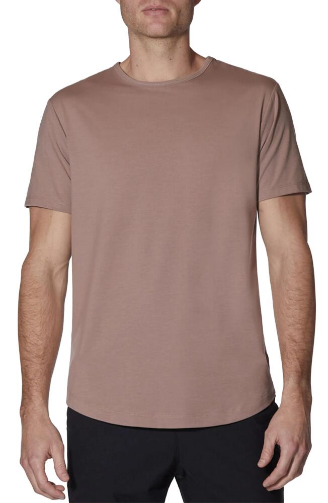 Cuts AO Curve Hem Cotton Blend T-Shirt in Mountain Mist Cover