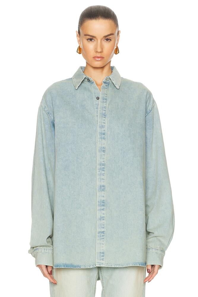 Fear of God Denim Shirt in Blue Cover