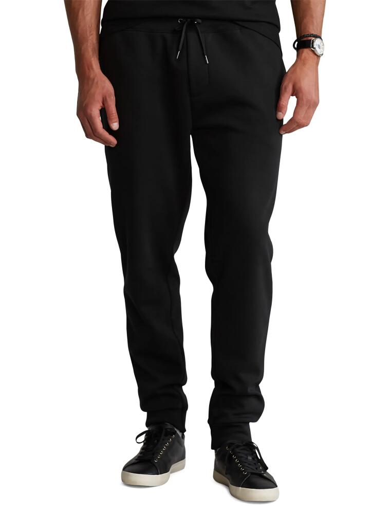 Polo Ralph Lauren Double-Knit Tech Joggers in Black Cover