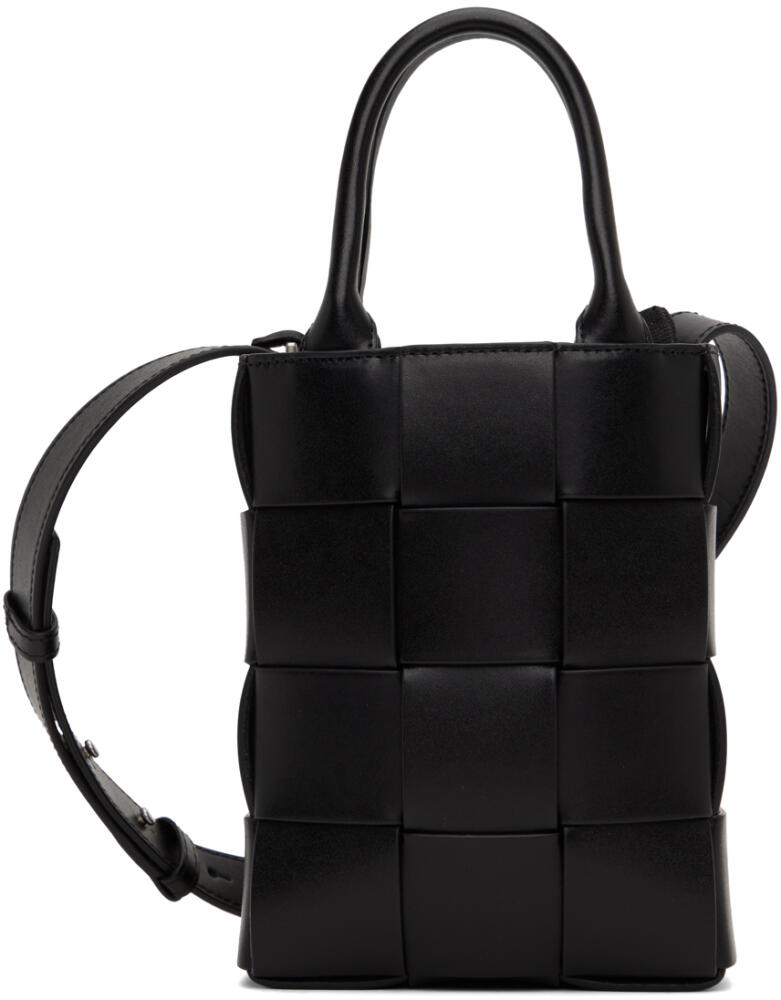 Bottega Veneta Black Mini Cassette Tote Cover