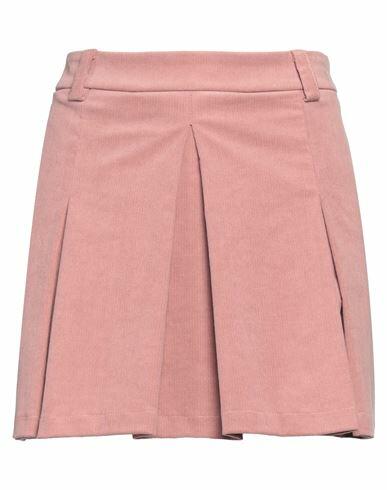 Haveone Woman Mini skirt Pastel pink Cotton, Elastane Cover