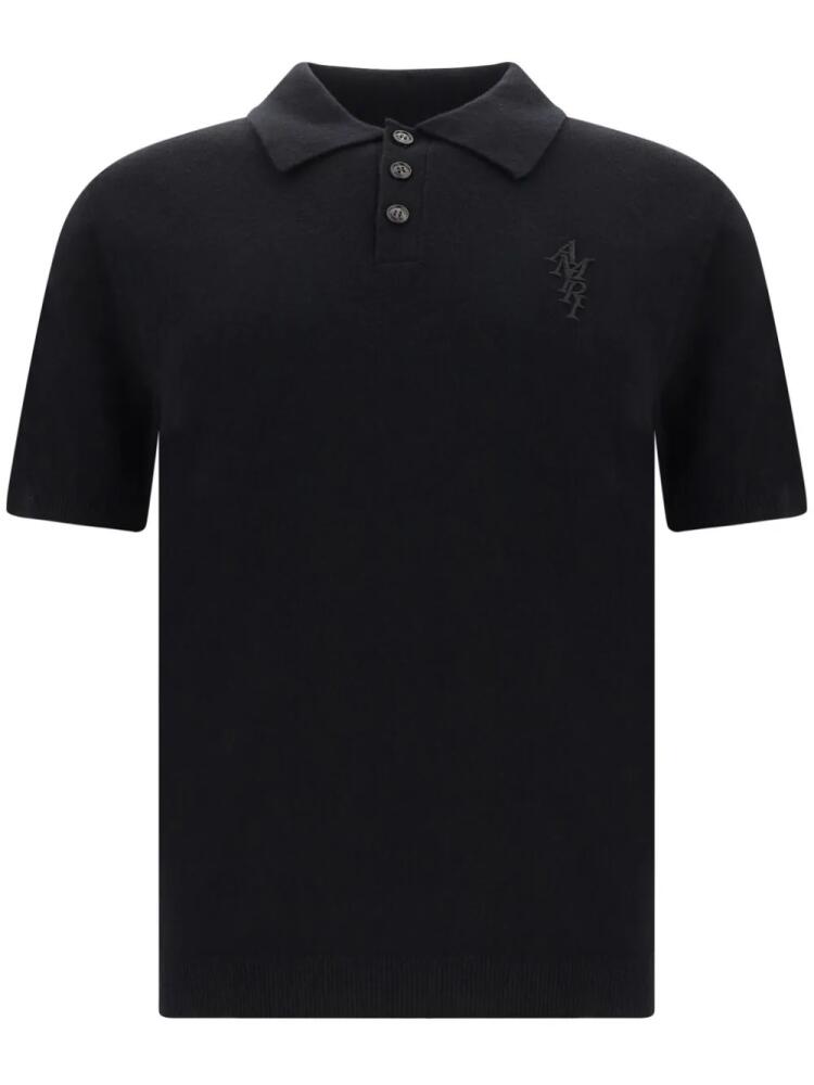 AMIRI Stack polo shirt - Black Cover