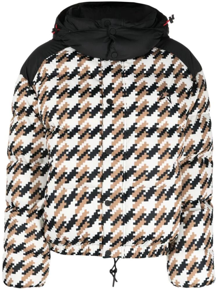 Perfect Moment Moment houndstooth-pattern puffer jacket - Multicolour Cover