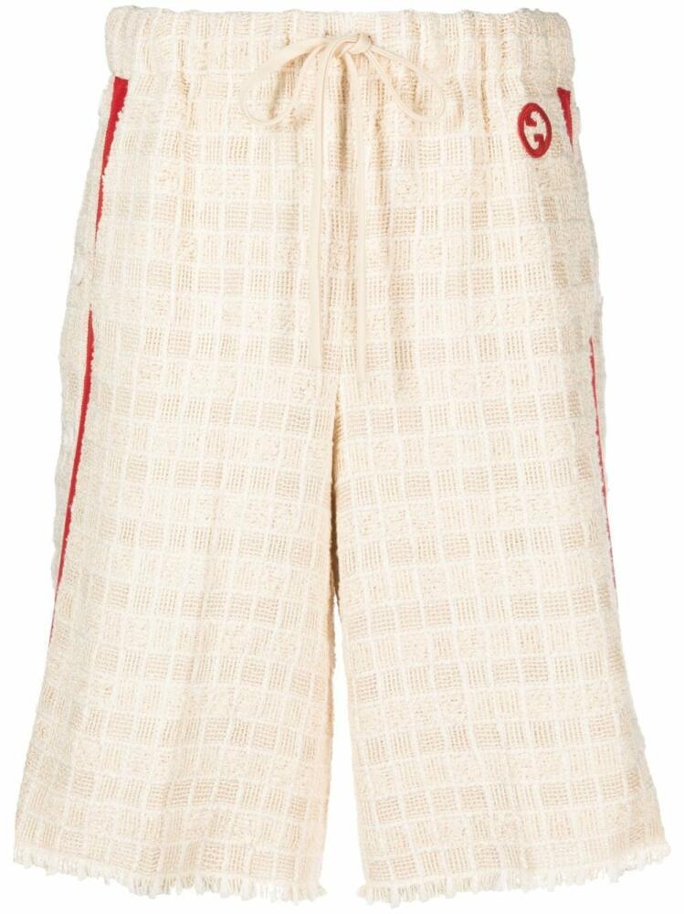 Gucci tweed drawstring shorts - Neutrals Cover