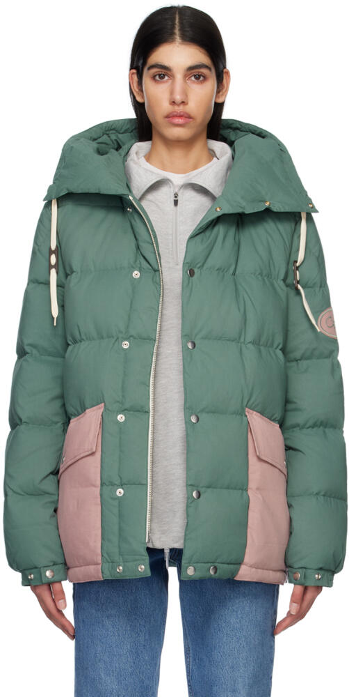 Caro Editions Green Hannah Down Jacket Cover