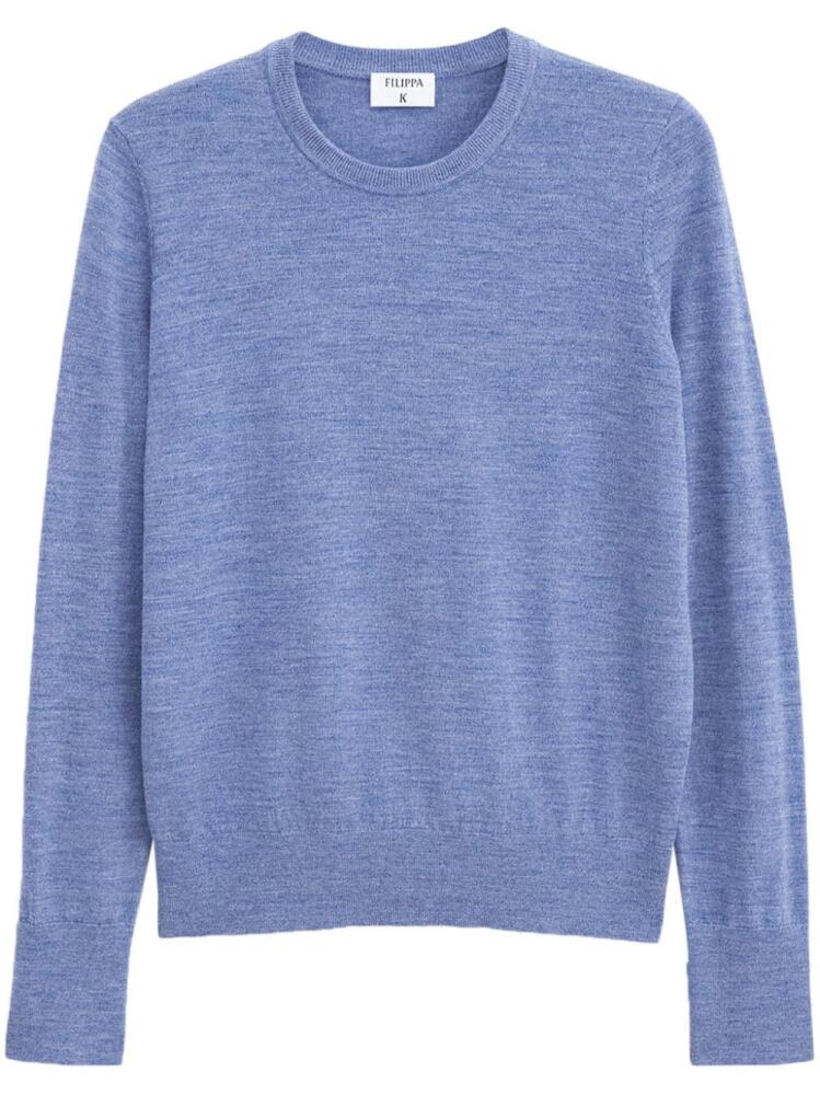 Filippa K round-neck sweater - Blue Cover