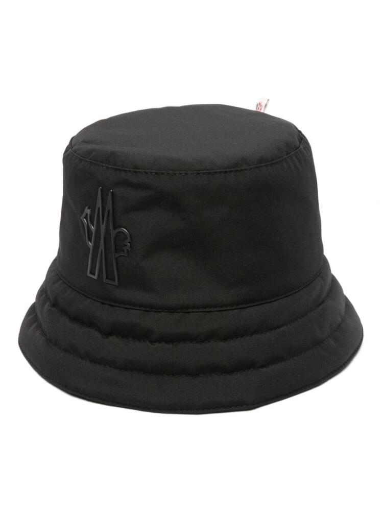 Moncler Grenoble logo-patch Gore-Tex bucket hat - Black Cover