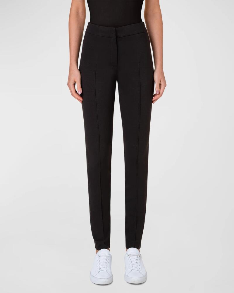 Akris punto Mara Skinny Knit Pants Cover