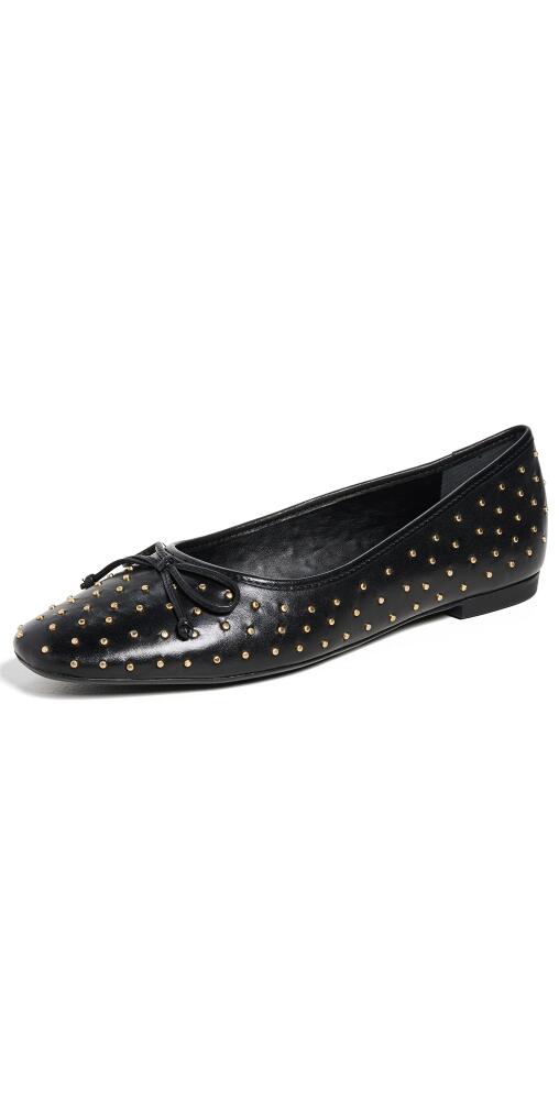 Schutz Arissa Studded Ballet Flats Black Cover