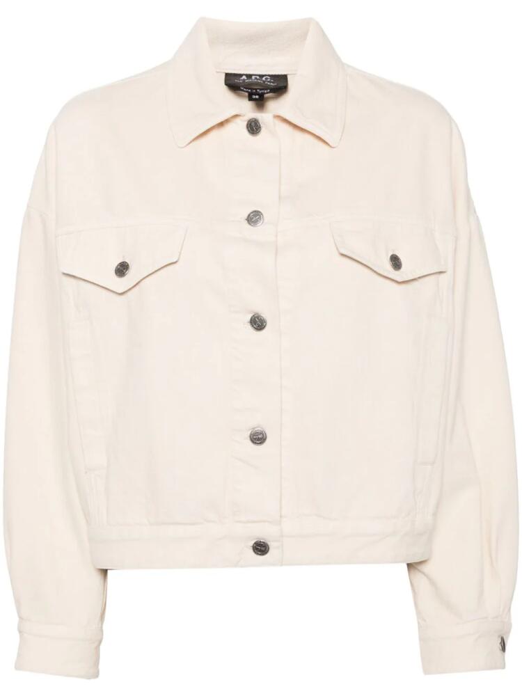 A.P.C. Cally denim jacket - Neutrals Cover