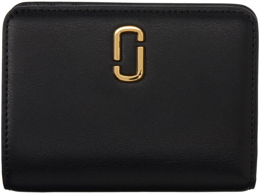 Marc Jacobs Black 'The J Marc Mini Compact' Wallet Cover