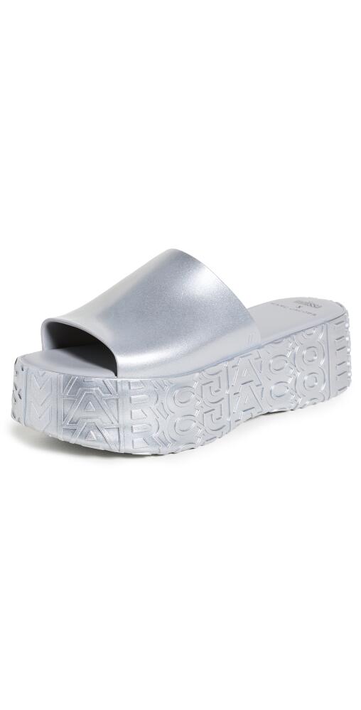 Melissa Marc Jacobs x Melissa Becky Slides Silver Cover