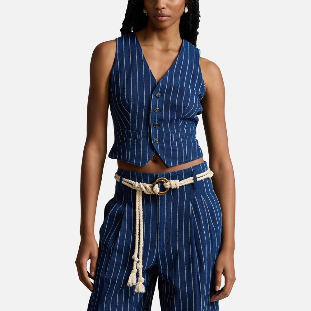 Polo Ralph Lauren Pinstripe Twill Waistcoat Cover