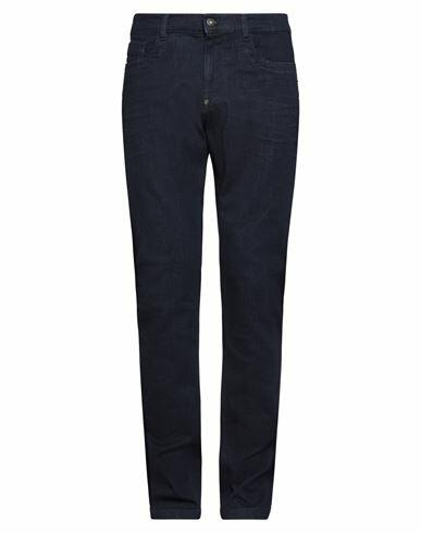 Bikkembergs Man Jeans Blue Cotton, Elastomultiester, Elastane Cover