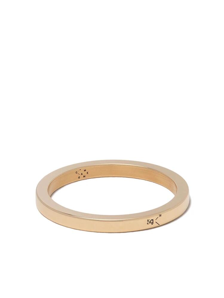 Le Gramme 18kt yellow polished gold 5 Grams Ribbon ring Cover