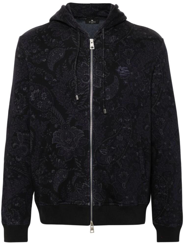 ETRO paisley-print hoodie - Blue Cover