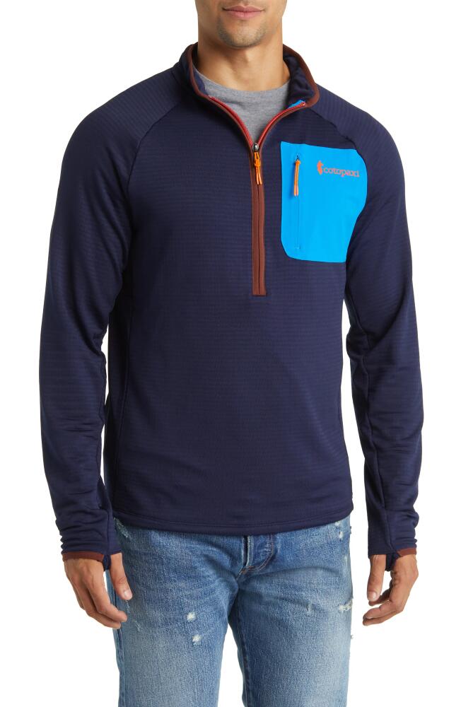 Cotopaxi Otero Hooded Fleece Jacket in Maritime Cover