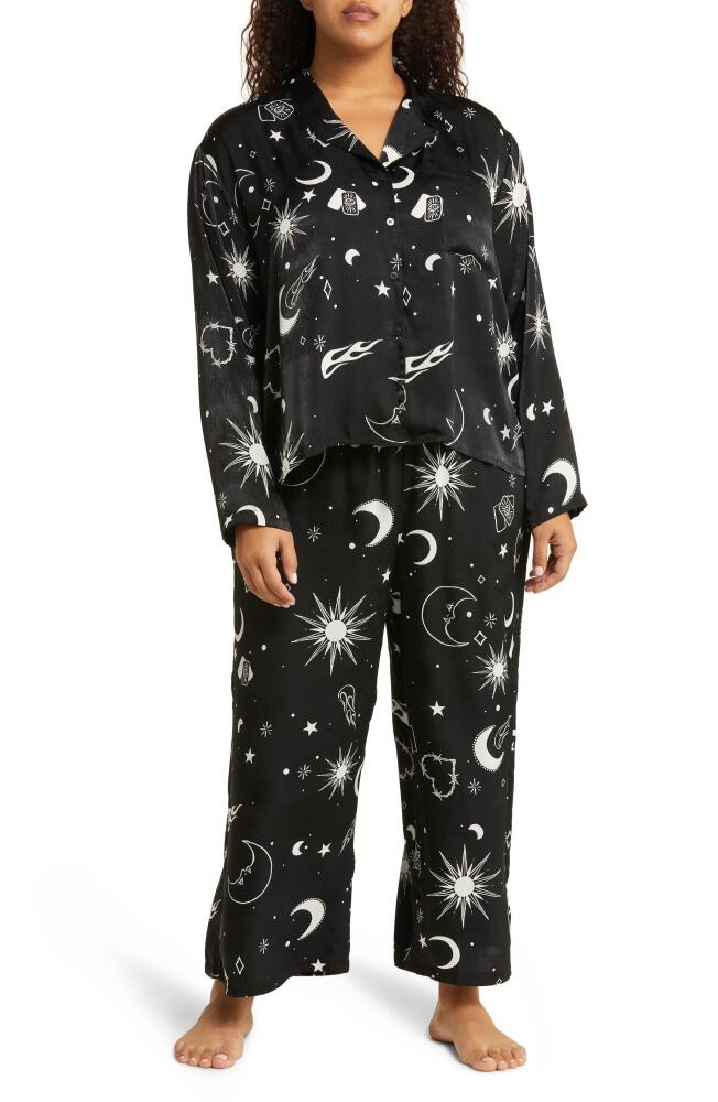 BP. Satin Pajamas in Black Mystical World Cover