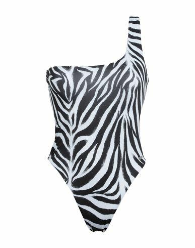 Hugo Woman One-piece swimsuit White Recycled polyester, Elastane Cover