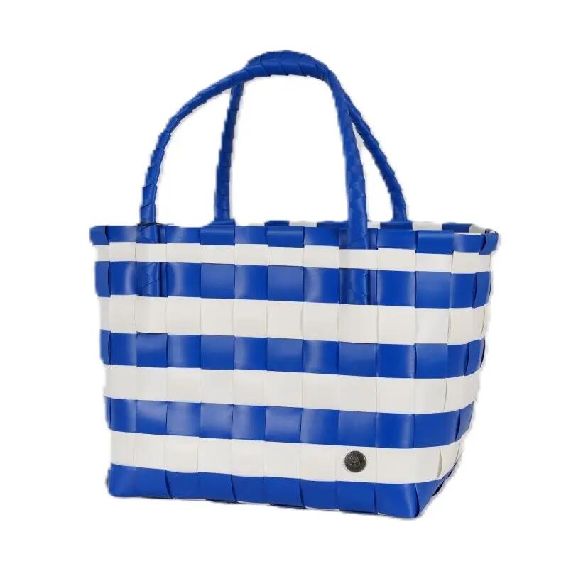 Handed By Paris Spirit Recycled Tote Bags in Cobalt Blue/white Cover