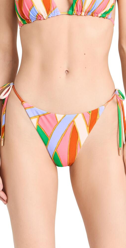 Cult Gaia Estella Bikini Bottoms Vintage Stripe Print Cover