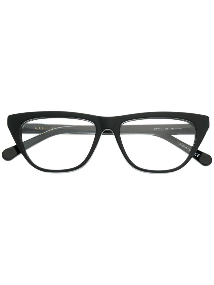 Stella McCartney Eyewear Falabella chain trim glasses - Black Cover