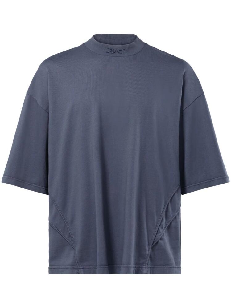 Reebok LTD piped-trim cotton T-shirt - Blue Cover