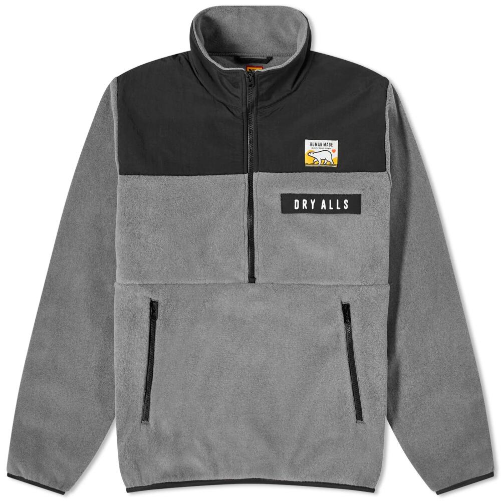 Human Made Men's Fleece Half-Zip Jacket in Grey Cover