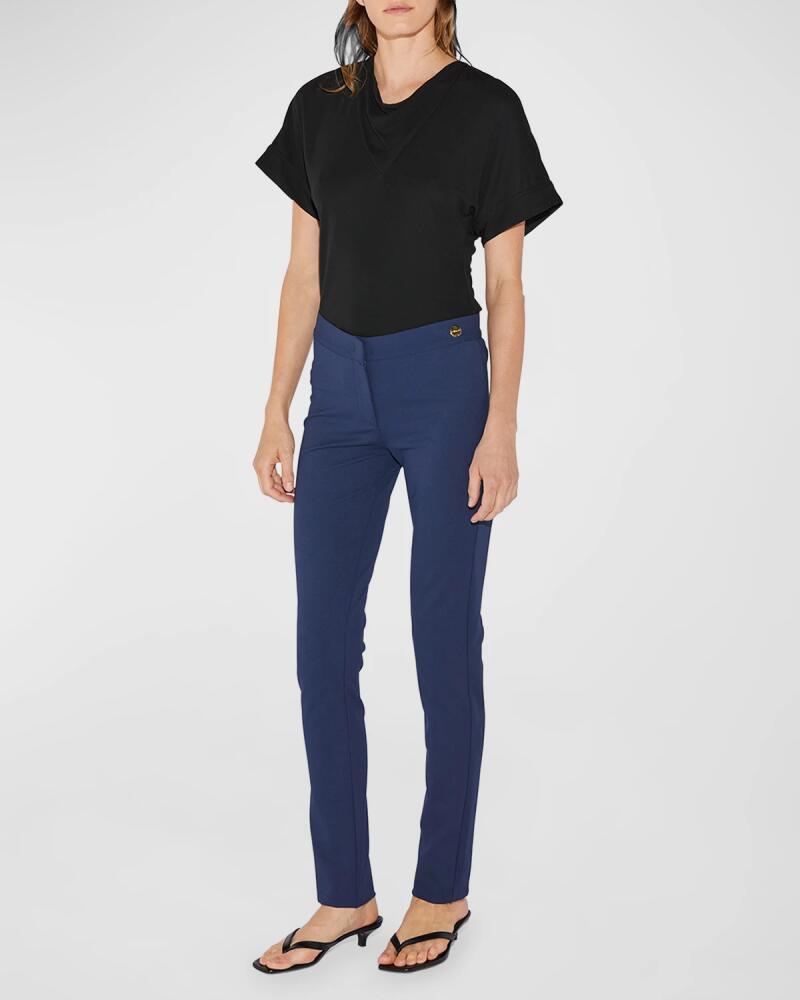 CALLAS Milano Mia Skinny Crepe Jersey Pants Cover