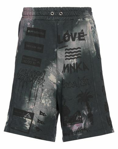 Mauna Kea Man Shorts & Bermuda Shorts Steel grey Cotton Cover