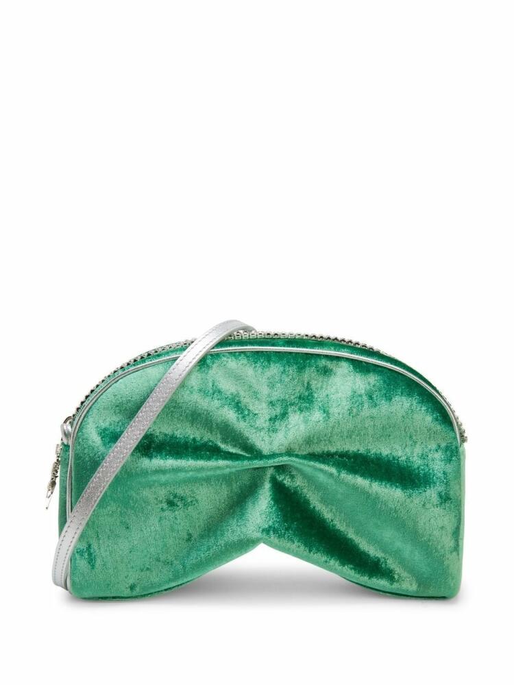 Giuseppe Zanotti Agacia velvet crossbody bag - Green Cover