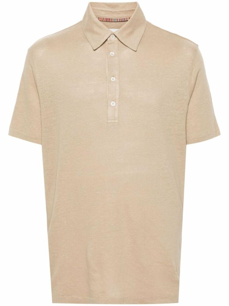 Paul Smith piqué polo shirt - Neutrals Cover