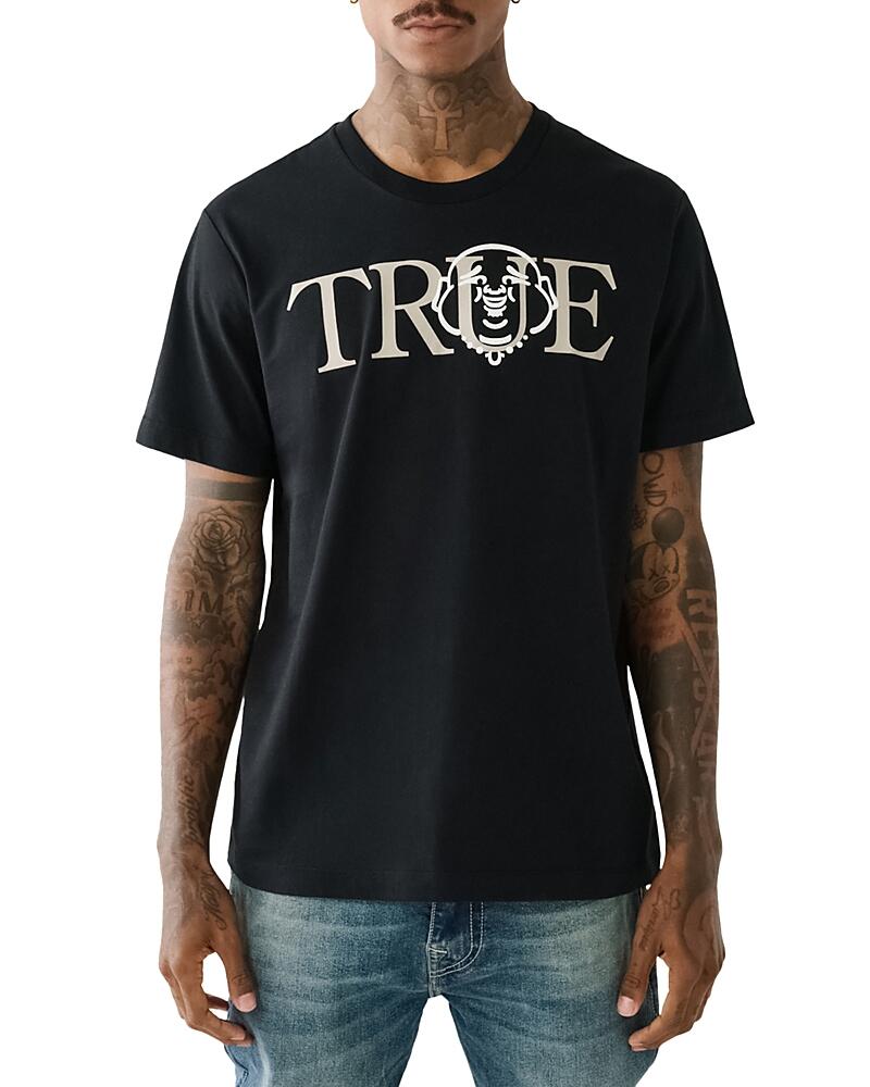 True Religion True Face Cotton Logo Graphic Tee Cover